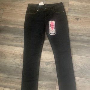 NWT‎ JEANS COLONY DARK WASH STRETCH SKINNY JEANS 7